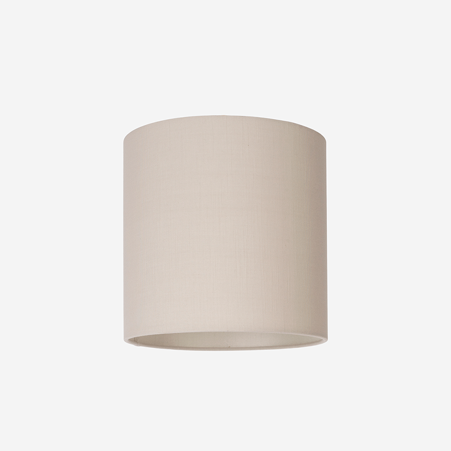 Lampeskærm Raw Silk Sand m hvidt for 30x30 cm