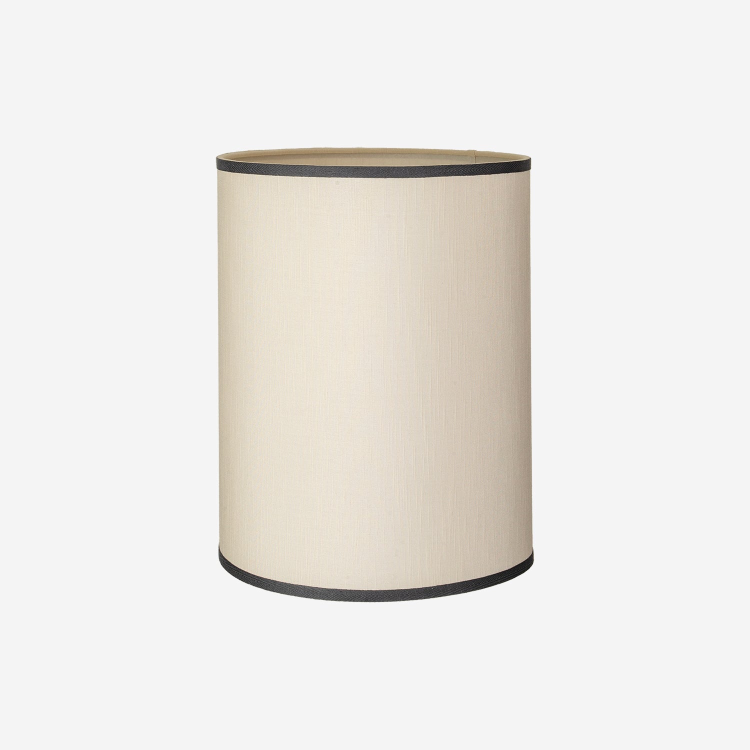 Cylinder lampshade sand/coal 30x39