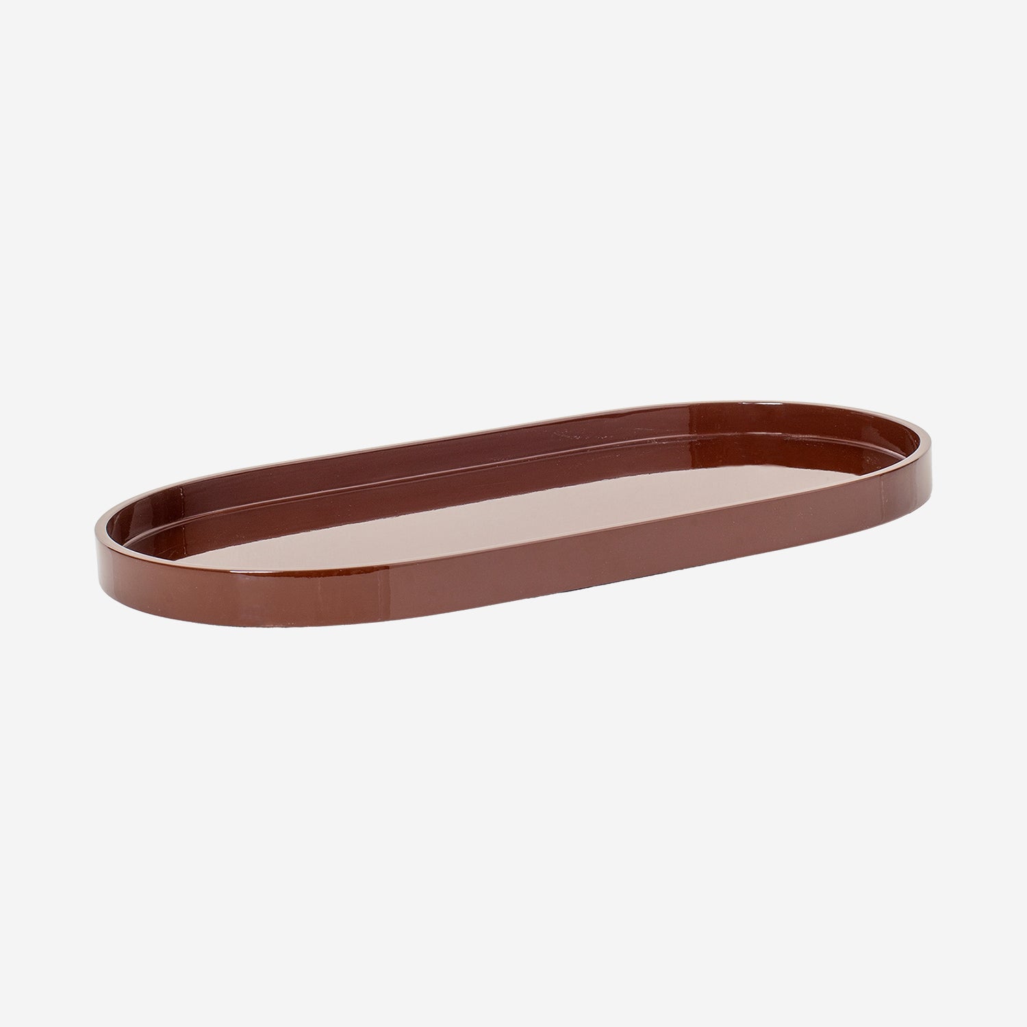 Lakbakke Oval B, chocolate