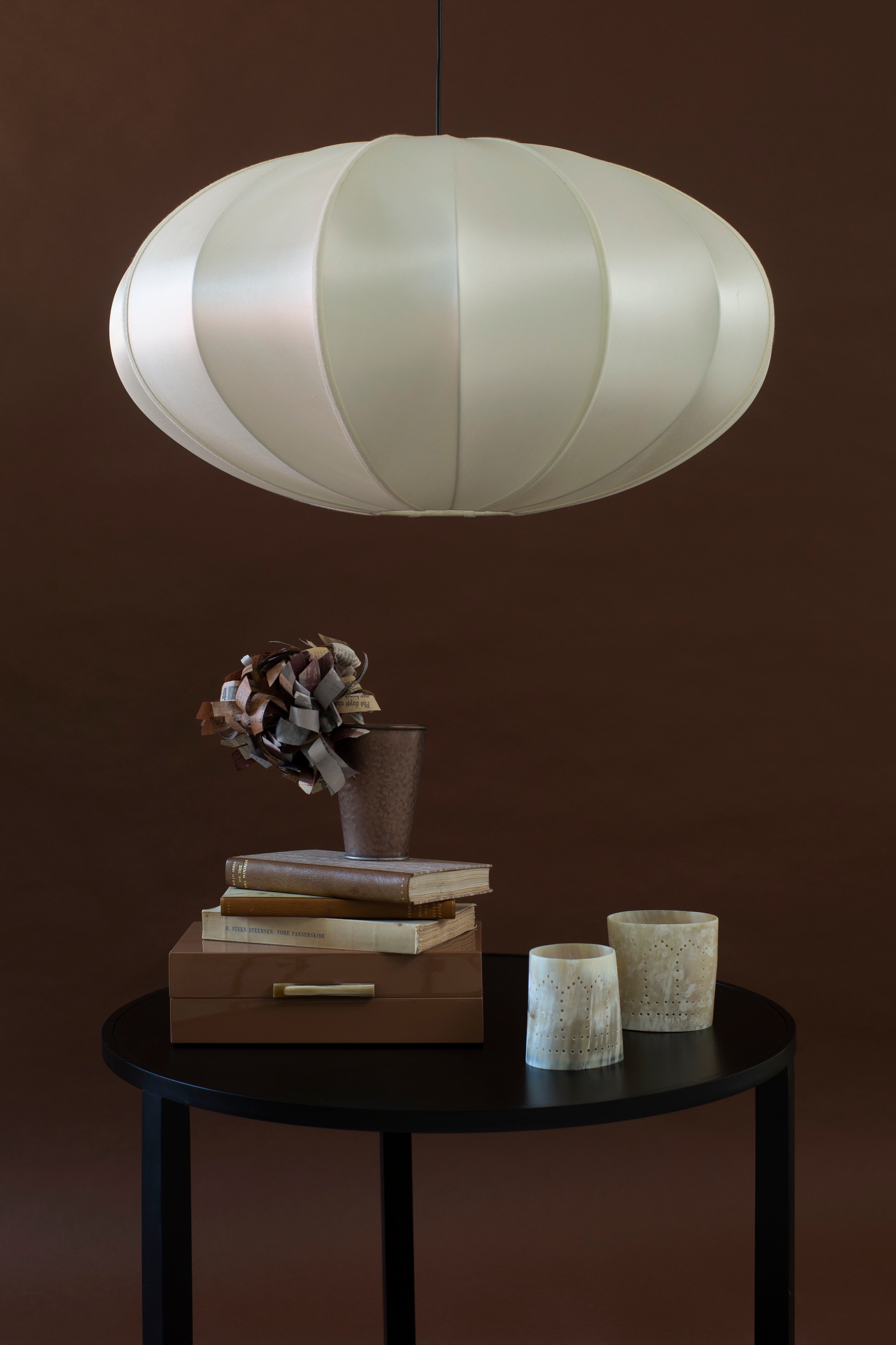 Lampeskærm Indochina Offwhite Pumpkin
