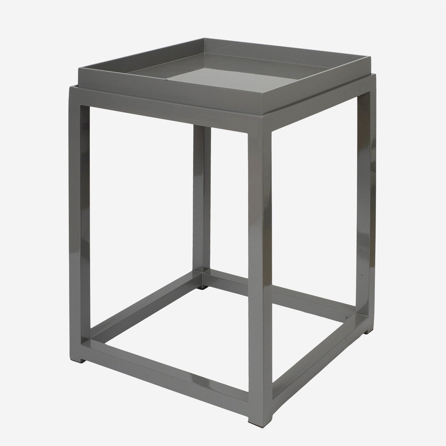 Lakbord med Tray Tall Grey