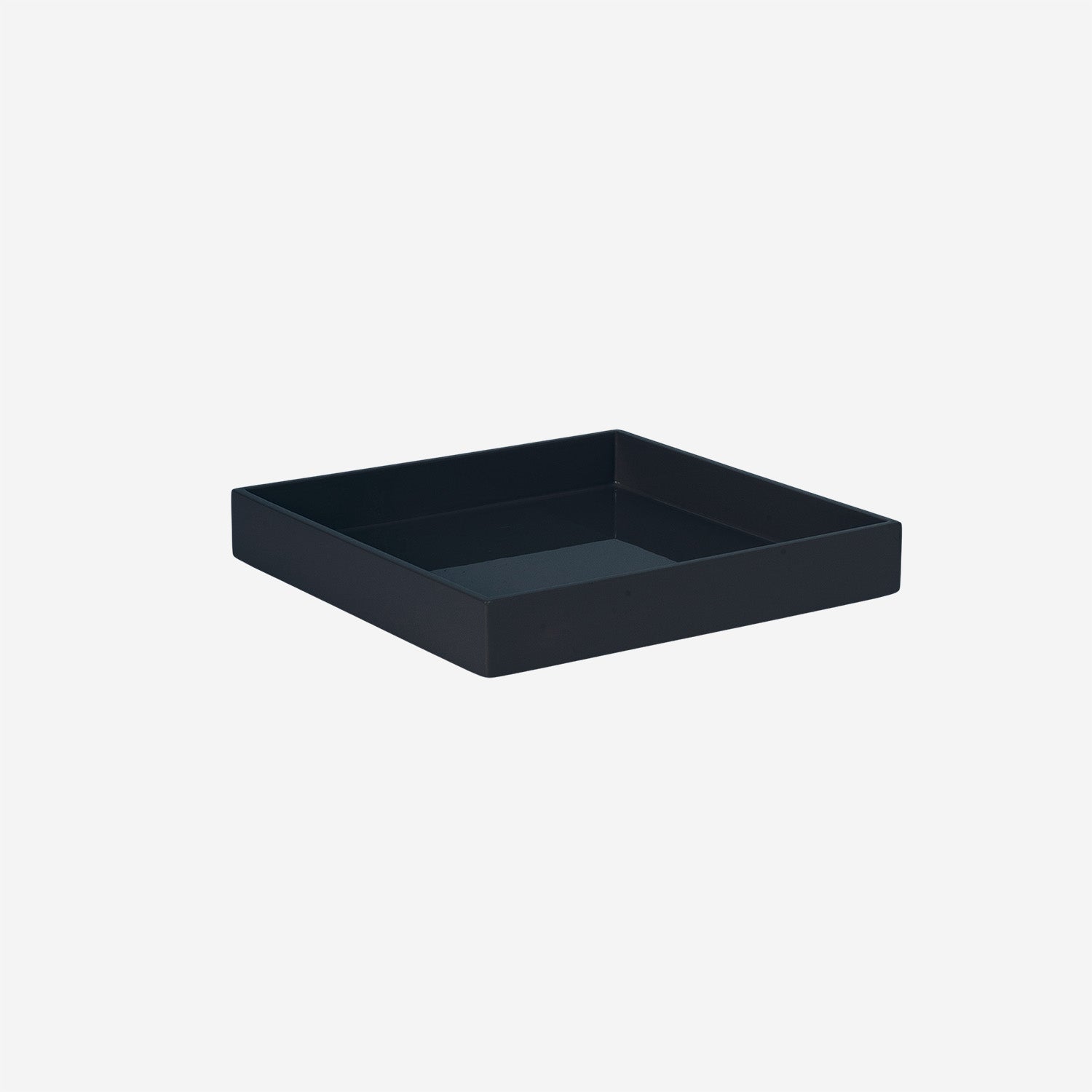 Lacquer Tray 20x20 Dark Petrol