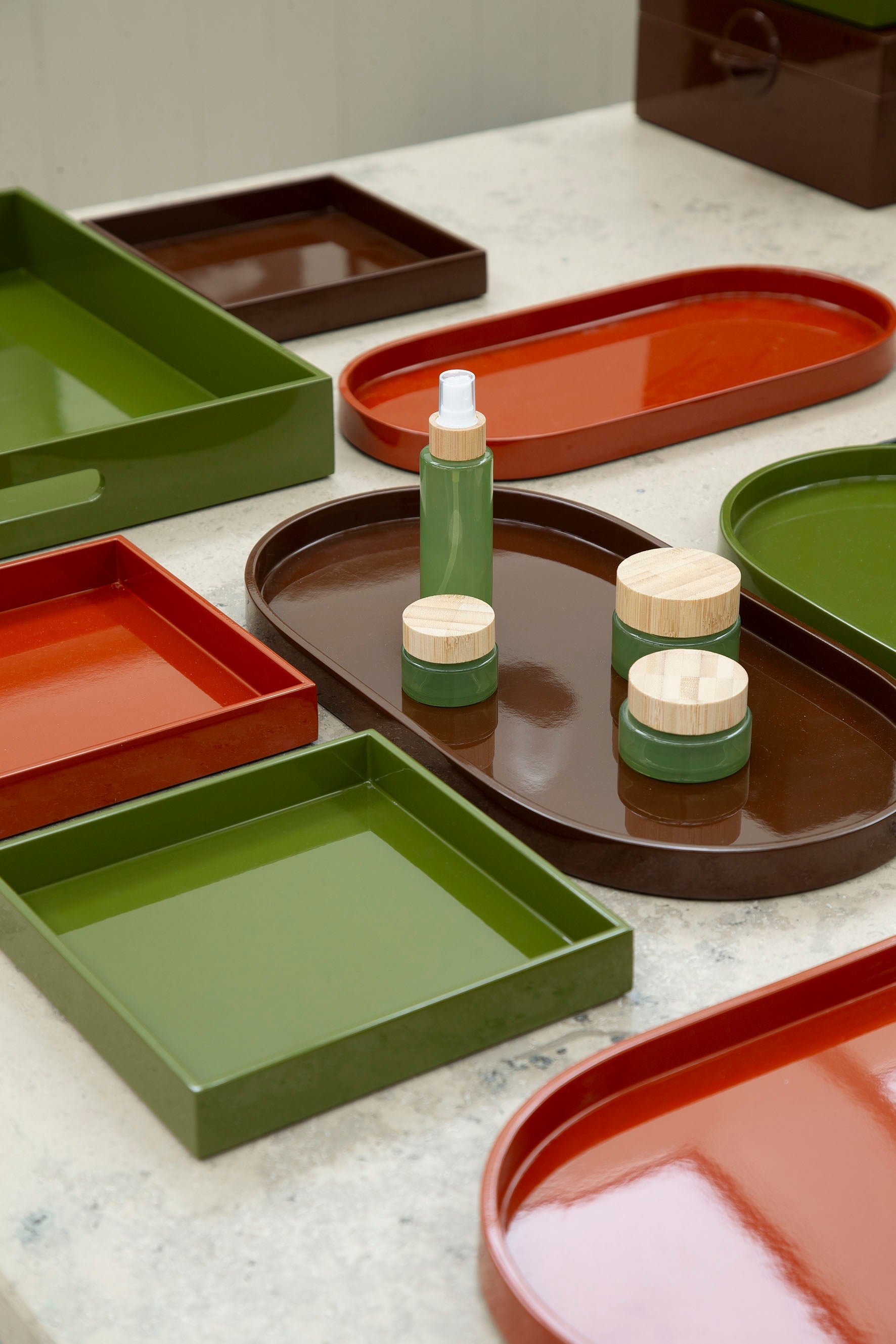 Lacquer trays