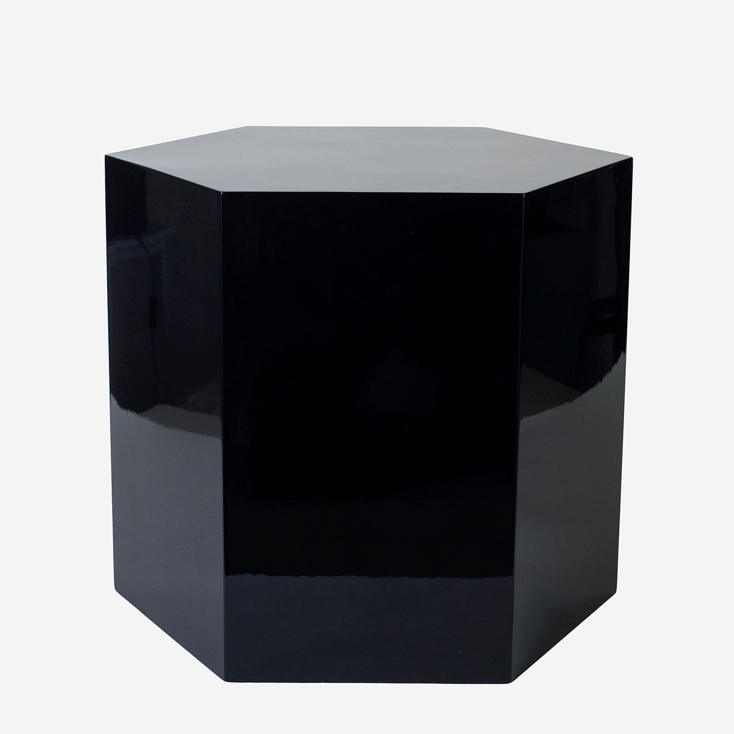 Hexagon table Black Low