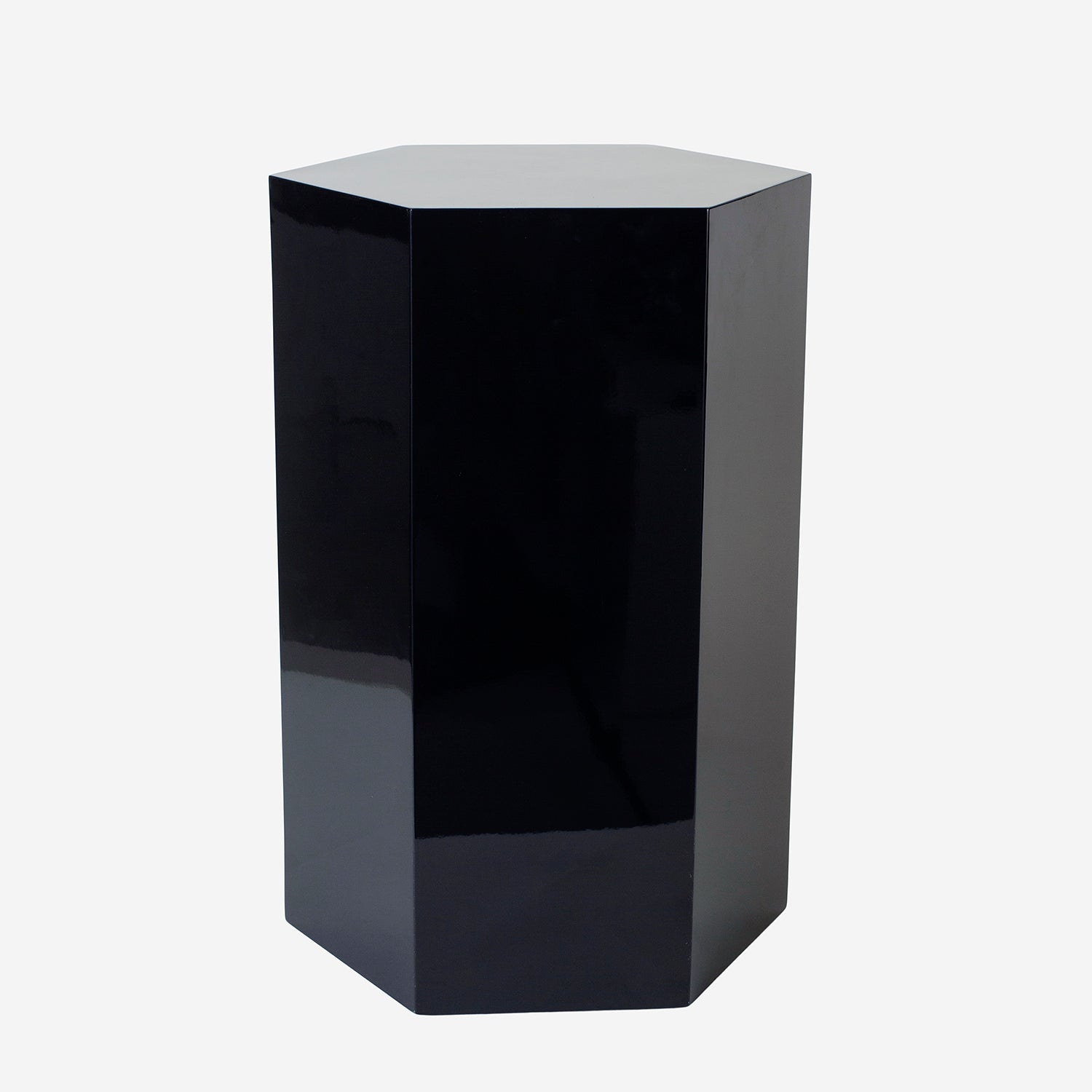 Hexagon table Black Tall