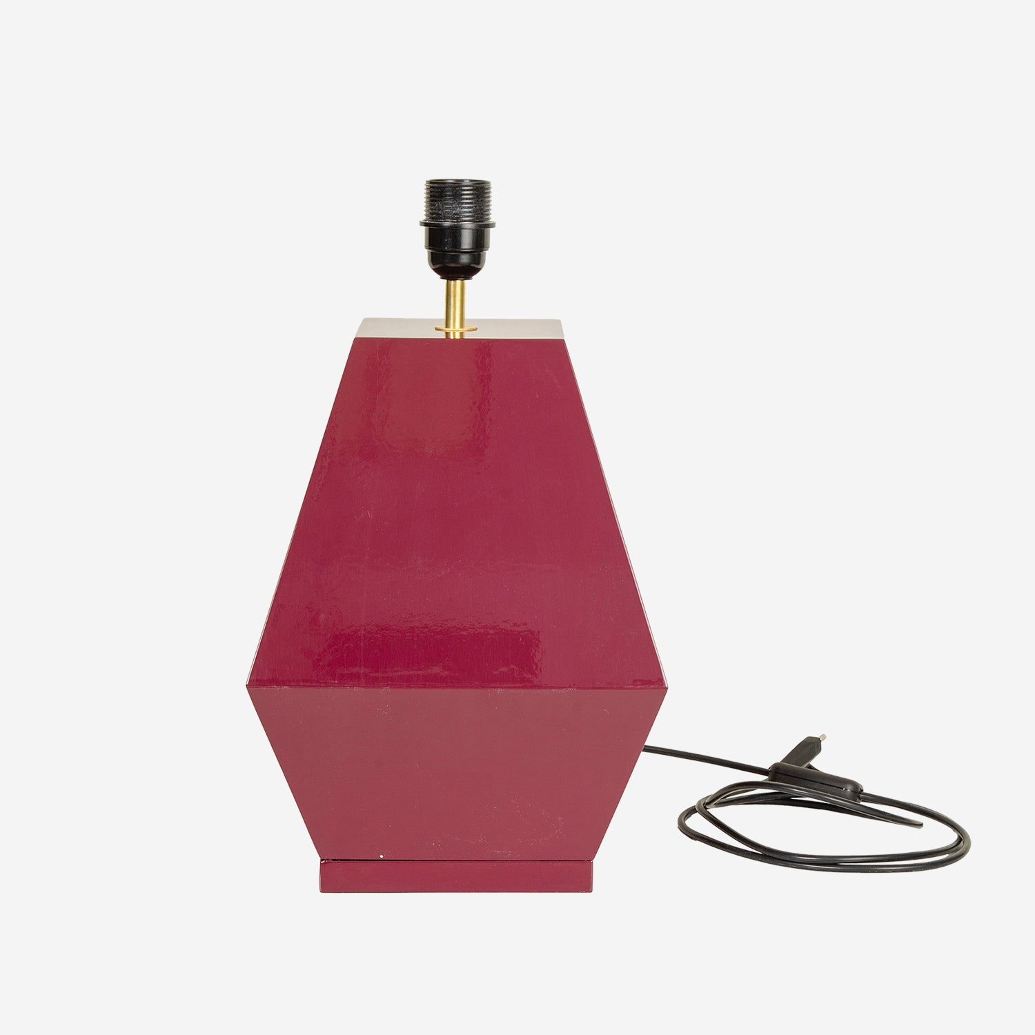 Hexagon lampefod, beetroot