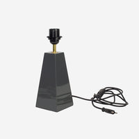 Trapezium lamp base, coal - color swatch