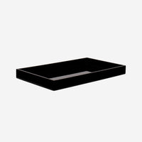 Lacquer Tray 38x22 Black - color swatch