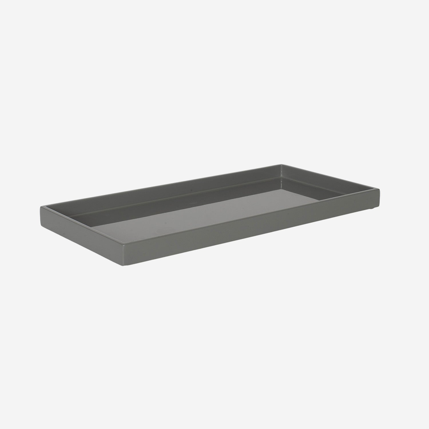 Lacquer Tray 32x16 Grey