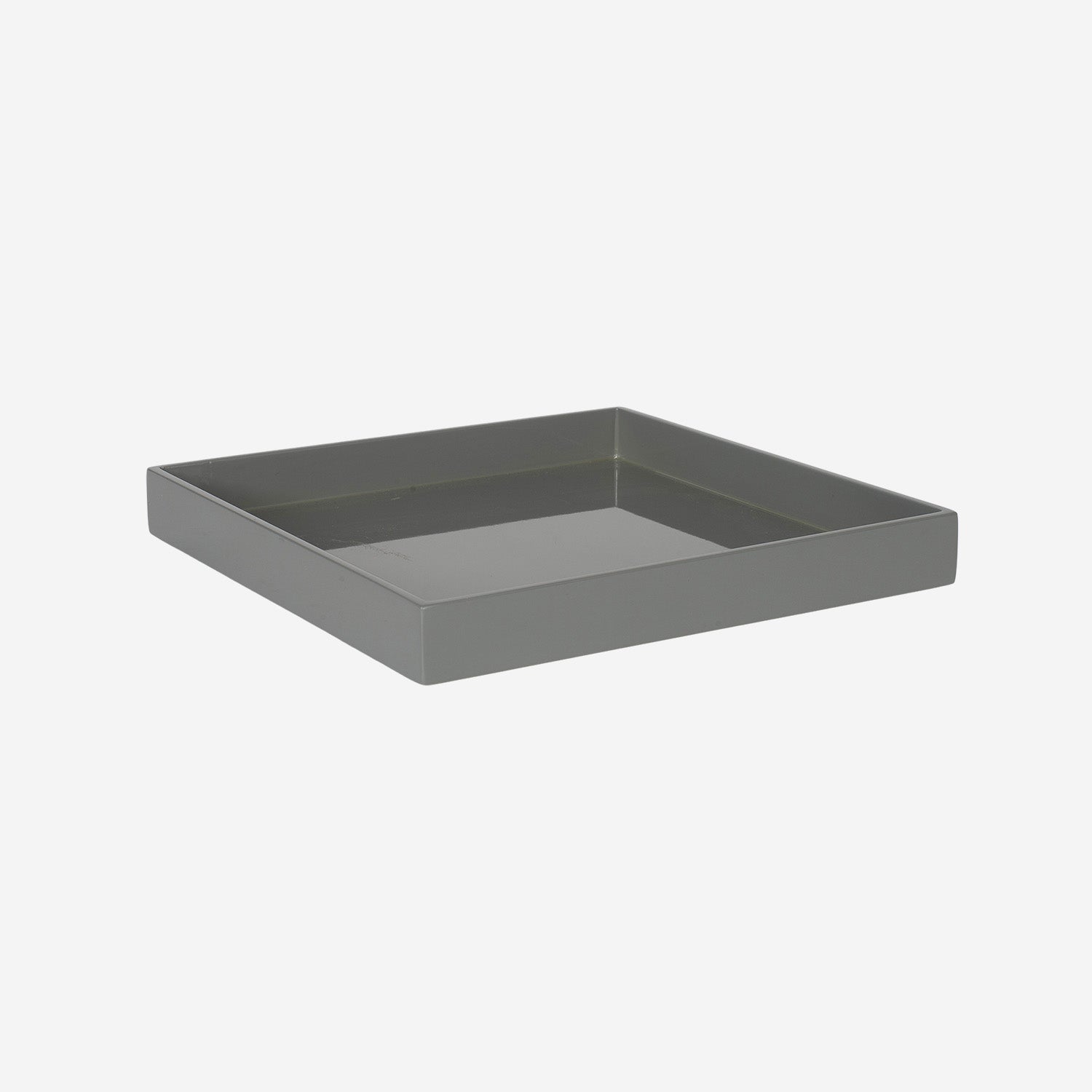 Lacquer Tray 25x25 Grey