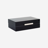 Lacquer Box w Rooms & Stick S Black - color swatch