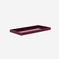 Lacquer Tray 32x16 Beetroot - color swatch