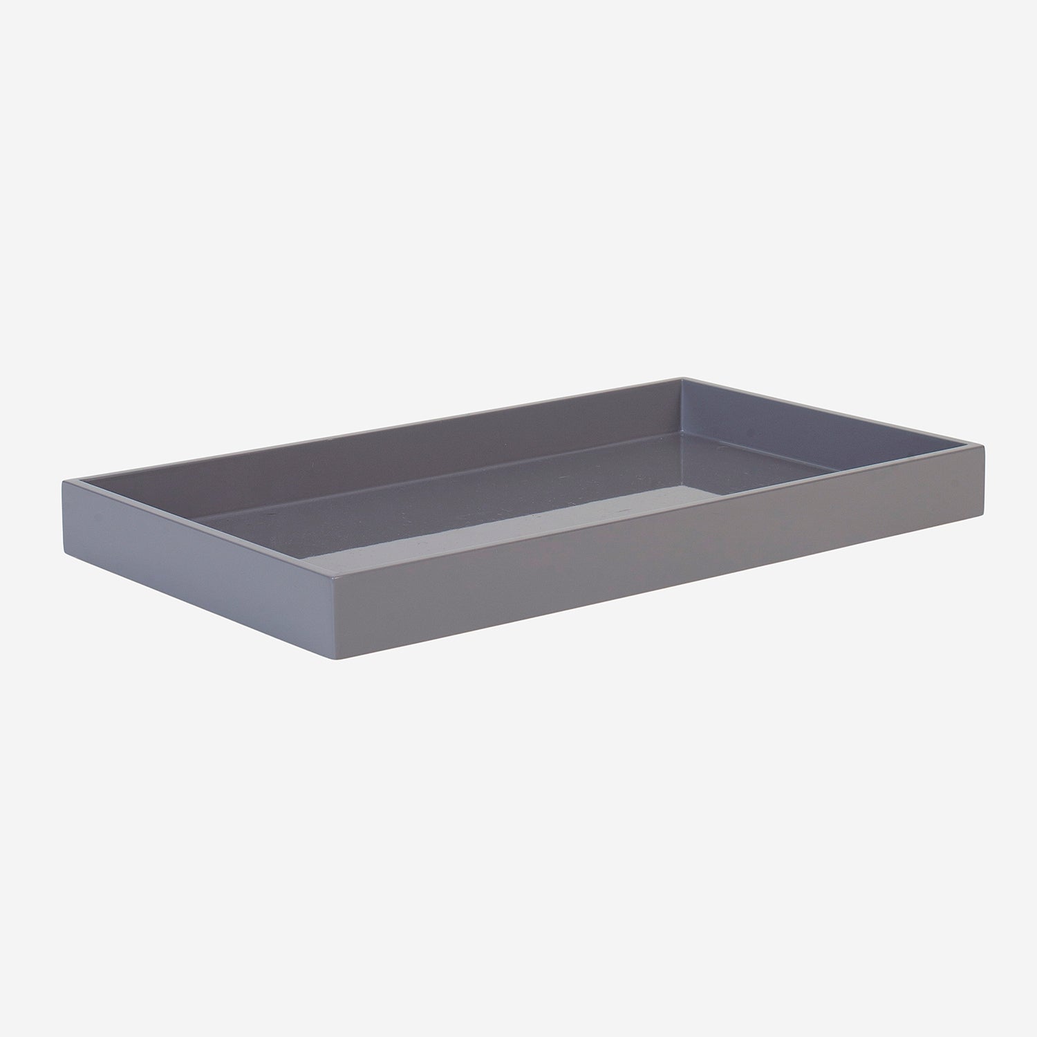 Lacquer Tray 38x22 Slate