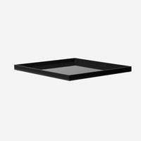 Lacquer Tray 33x33 Black - color swatch