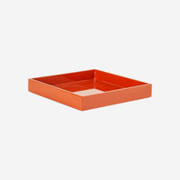 Lacquer Tray 20x20 rust - color swatch
