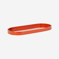 Lacquer Tray Oval S, Rust - color swatch