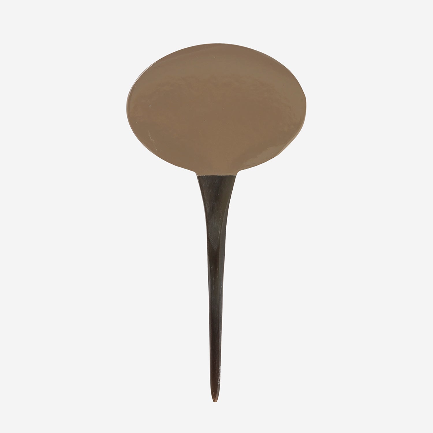 Oval Horn Pin, earth