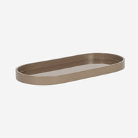 Lacquer Tray Oval S, Earth