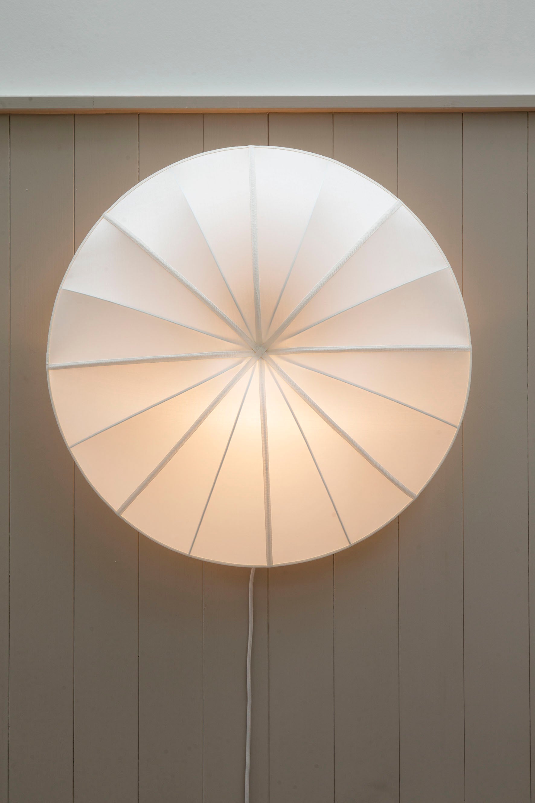 Lamp Shade Indochina Offwhite Half UFO for wall