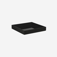 Lacquer Tray 20x20 Black - color swatch