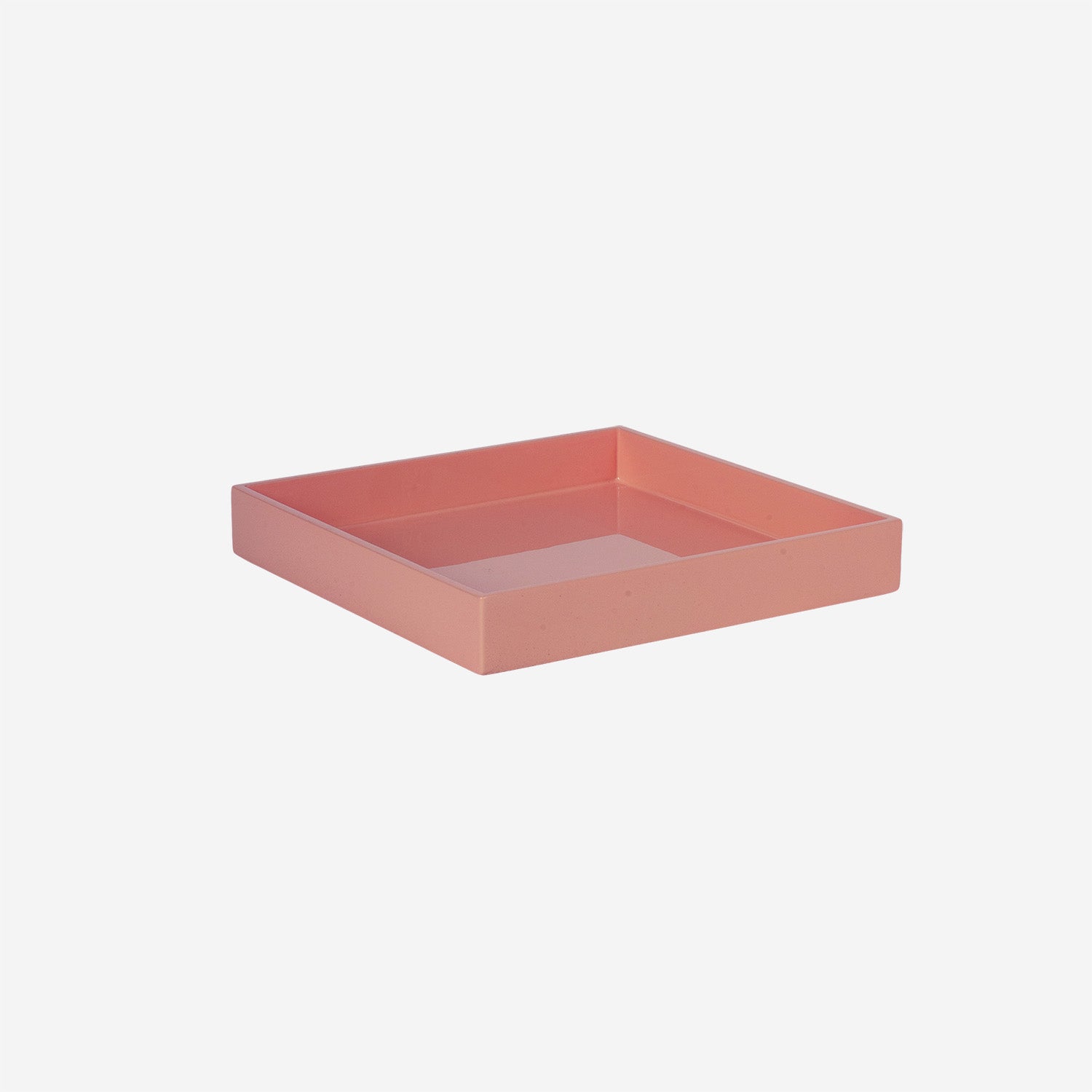Lacquer Tray 20x20 Pink