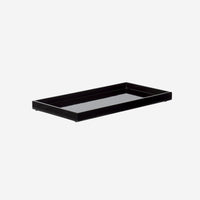 Lacquer Tray 32x16 Black - color swatch